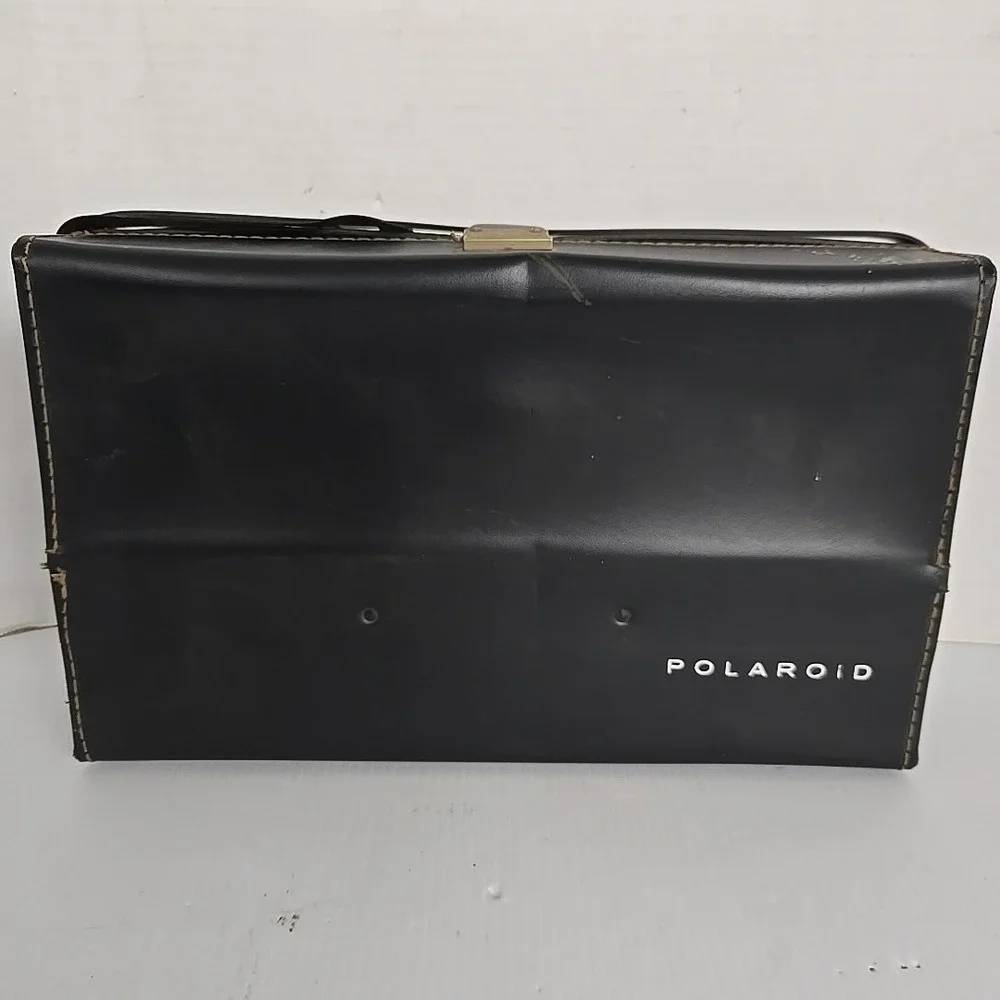 Vintage Polaroid Automatic 104 Instant Film Land Camera with Case and Extras